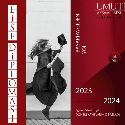 2023-2024 Eğitim-Öğretim yılın akşam lisesi kayıtlarımız başladı.